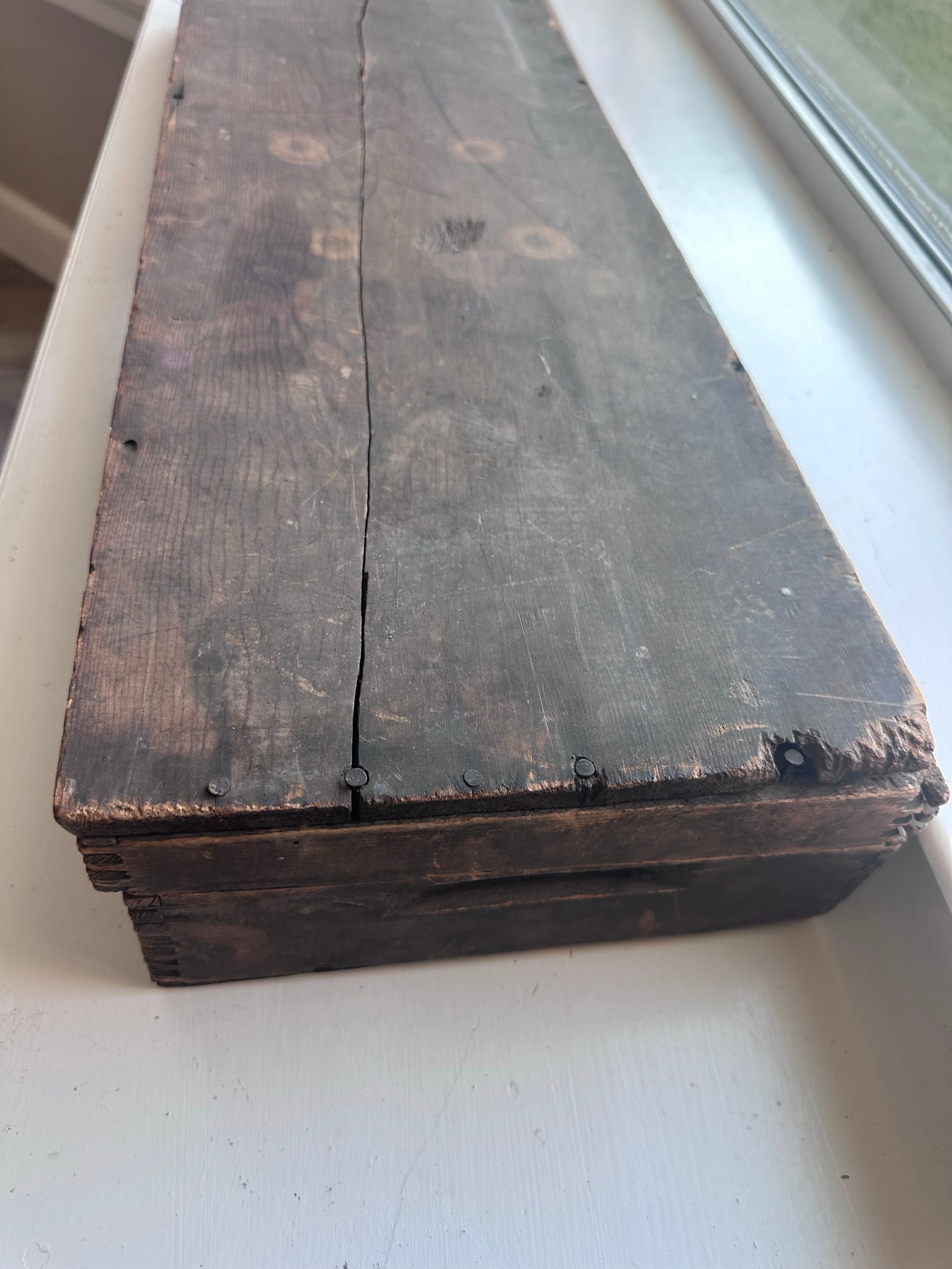 Early 19th Century Primitive American Carpenter's Tool Chest - 36 Inches - 5