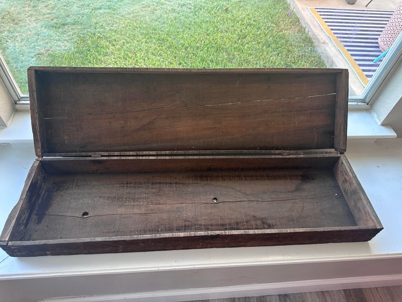 Early 19th Century Primitive American Carpenter's Tool Chest - 36 Inches - 8