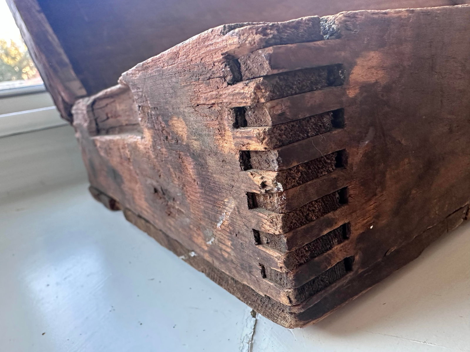Early 19th Century Primitive American Carpenter's Tool Chest - 36 Inches - 9