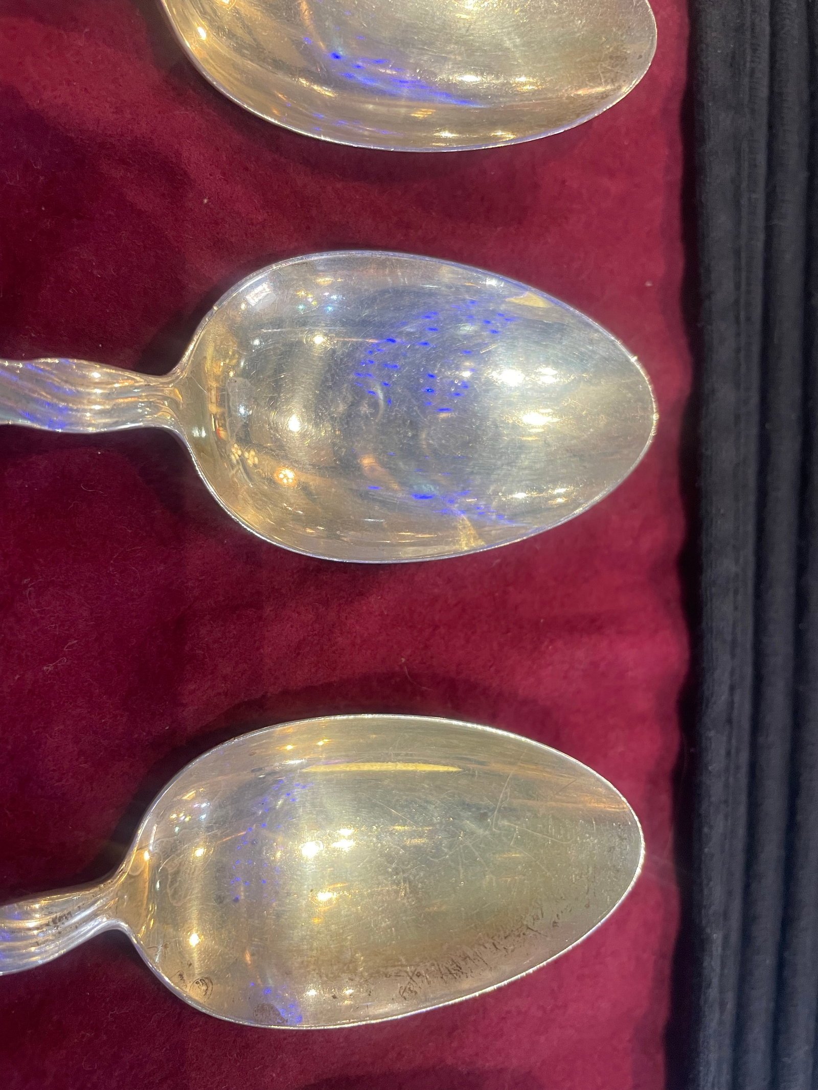 Late 19th Century Sterling Set /8 Spoons in "Lily of the Valley " Pattern by Whiting Manufacturing - 6