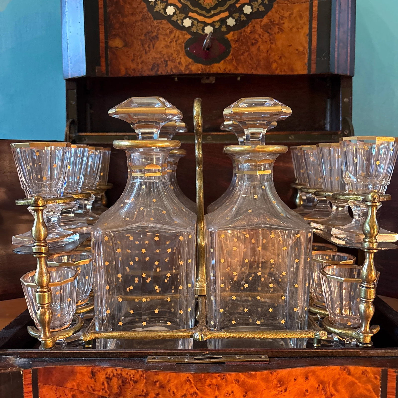 Antique Napoleon III French Liquor Cabinet - 7