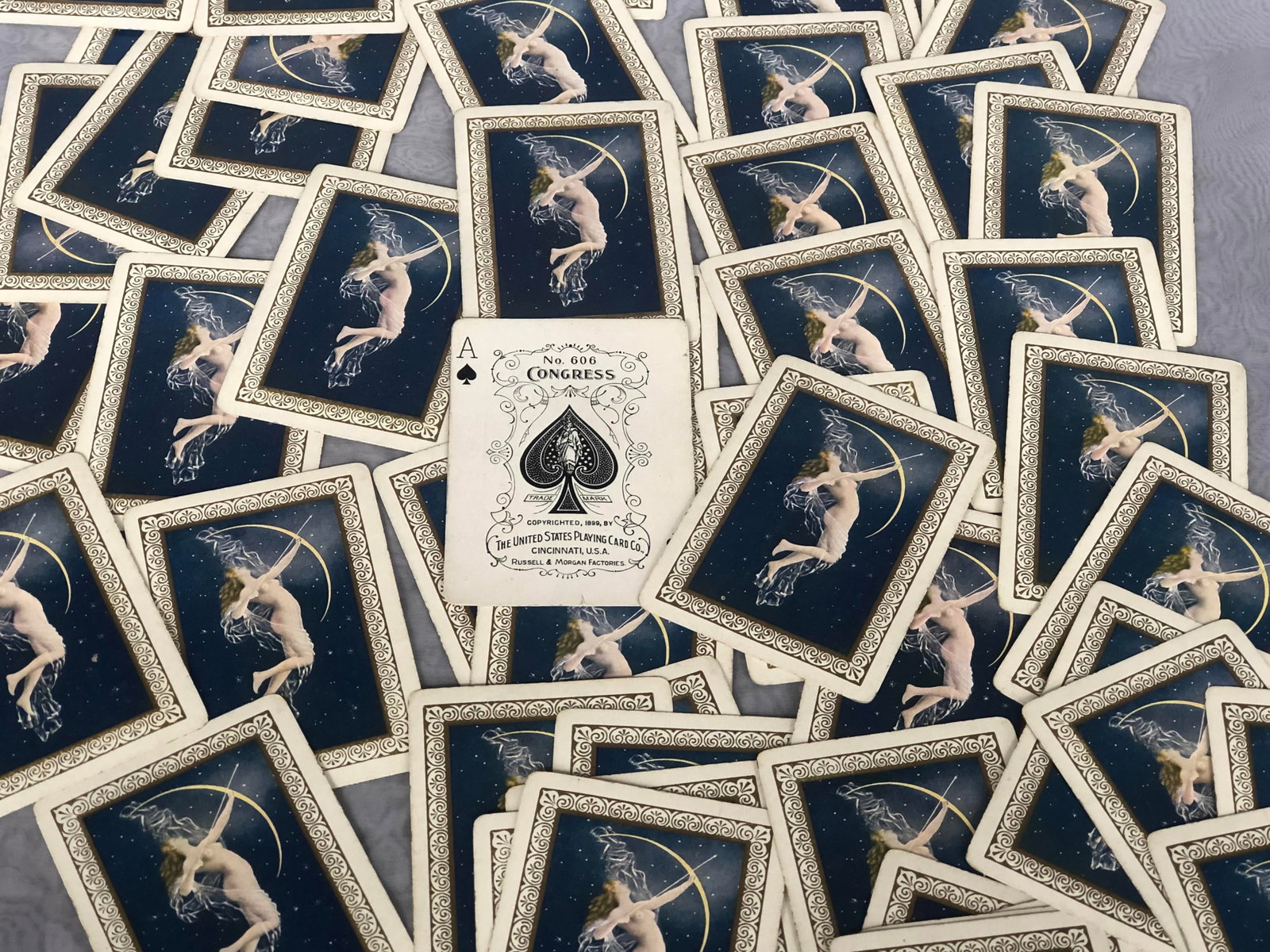 Classical Mythology Diana Russell Morgan Congress Playing Cards - 17