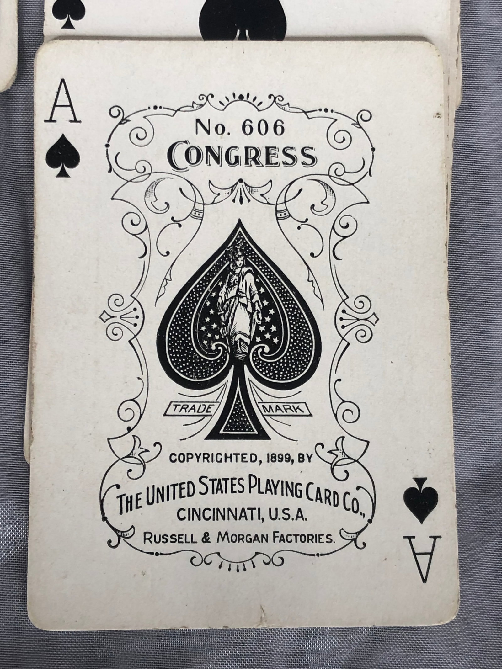 Classical Mythology Diana Russell Morgan Congress Playing Cards - 18