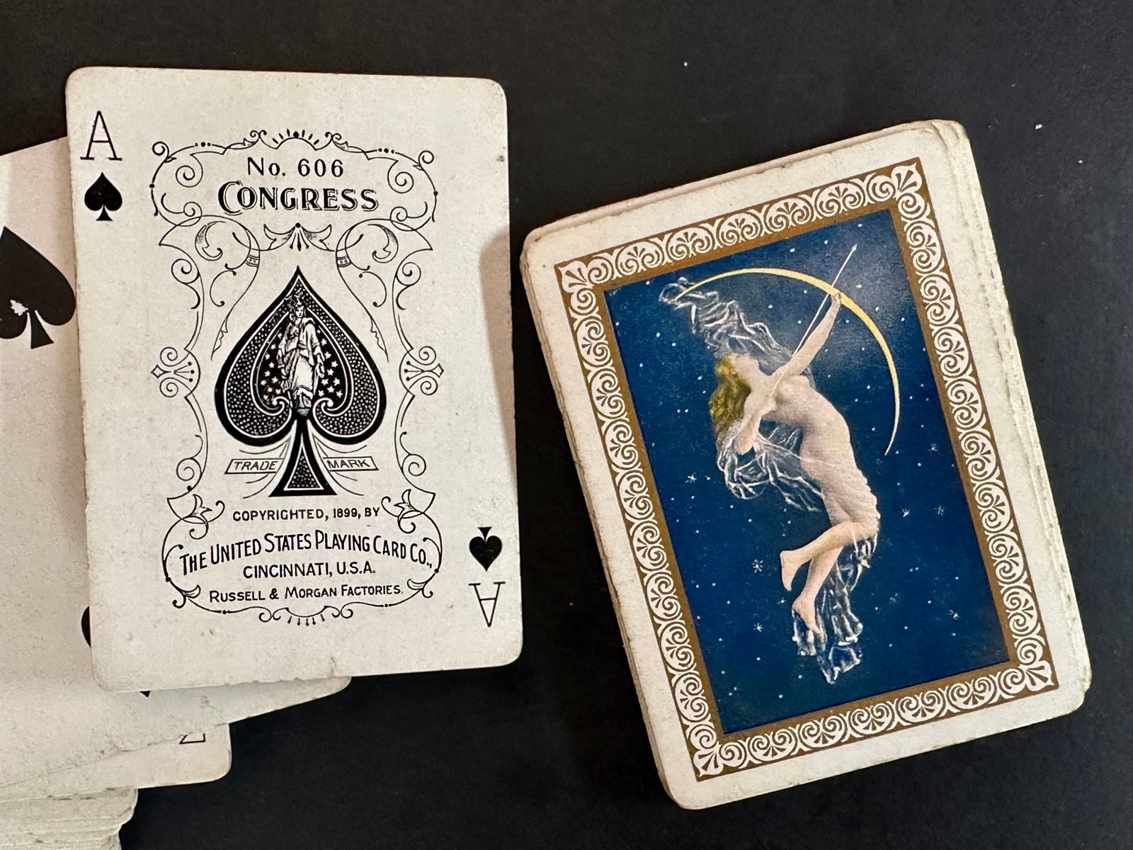 Classical Mythology Diana Russell Morgan Congress Playing Cards - 3
