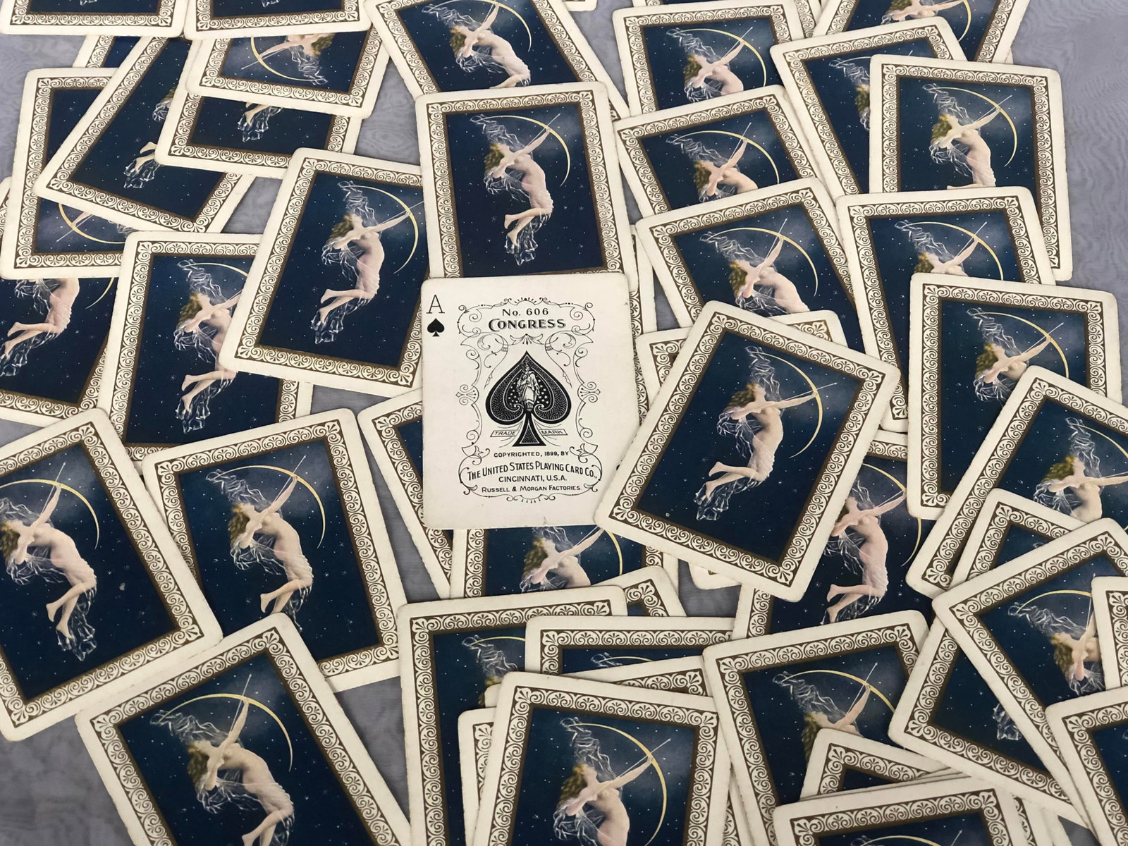 Classical Mythology Diana Russell Morgan Congress Playing Cards - 5