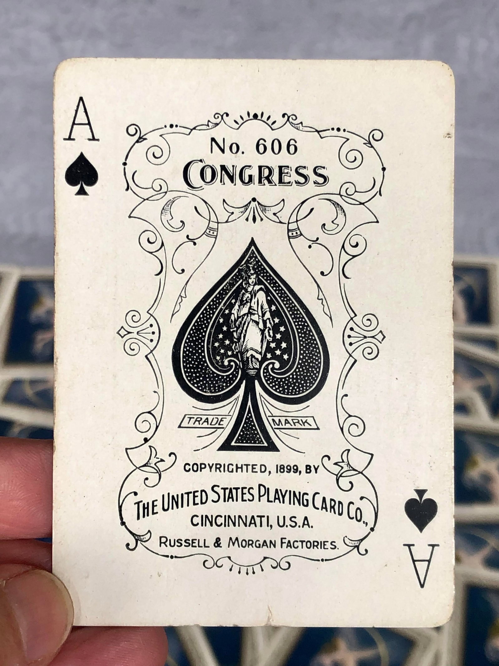 Classical Mythology Diana Russell Morgan Congress Playing Cards - 9