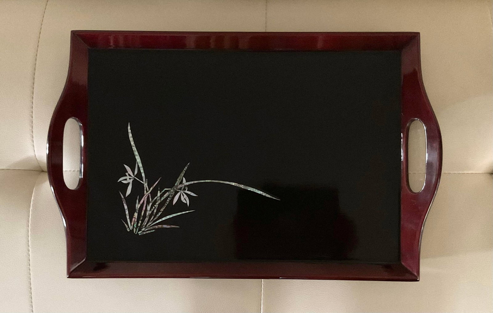 Vintage Trays With the Four Gentlemanly Plants - 4