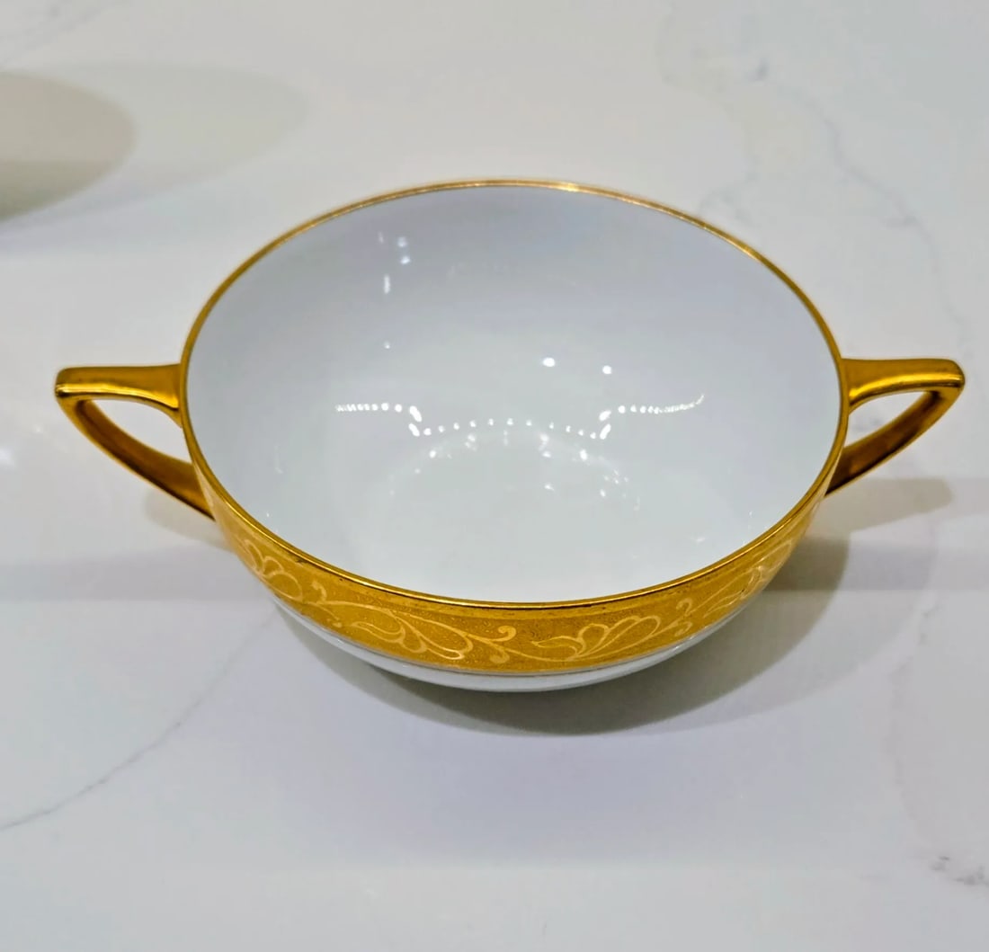 Thomas Bavaria Pickard 24k Gold Tea Set - 19 Pieces, 7 Cups & Saucers - 3