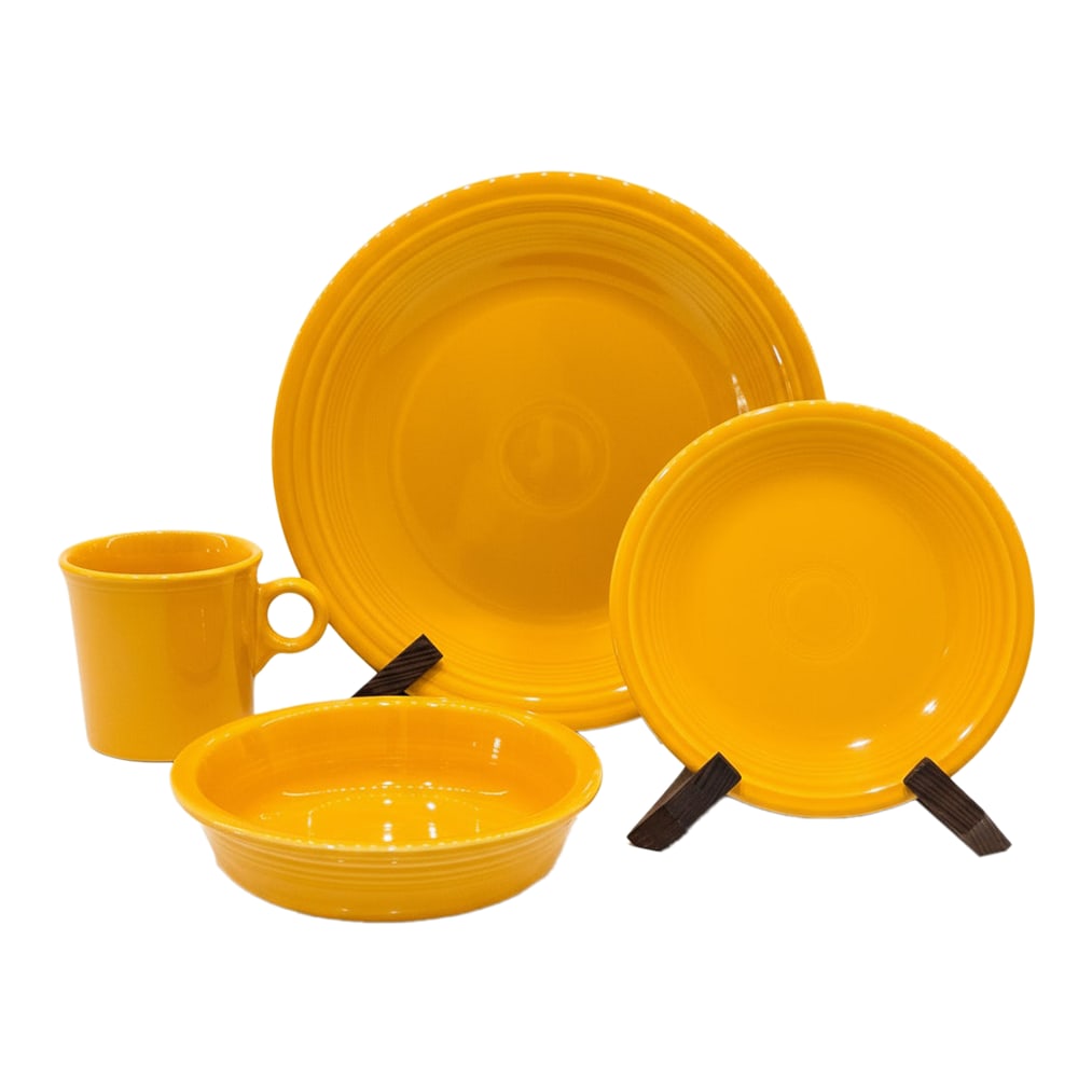 Fiesta Marigold 75th Anniversary Dinnerware Set - Service for 8, Dinner Plates, Salad Plates, Cups & (1 of 14)