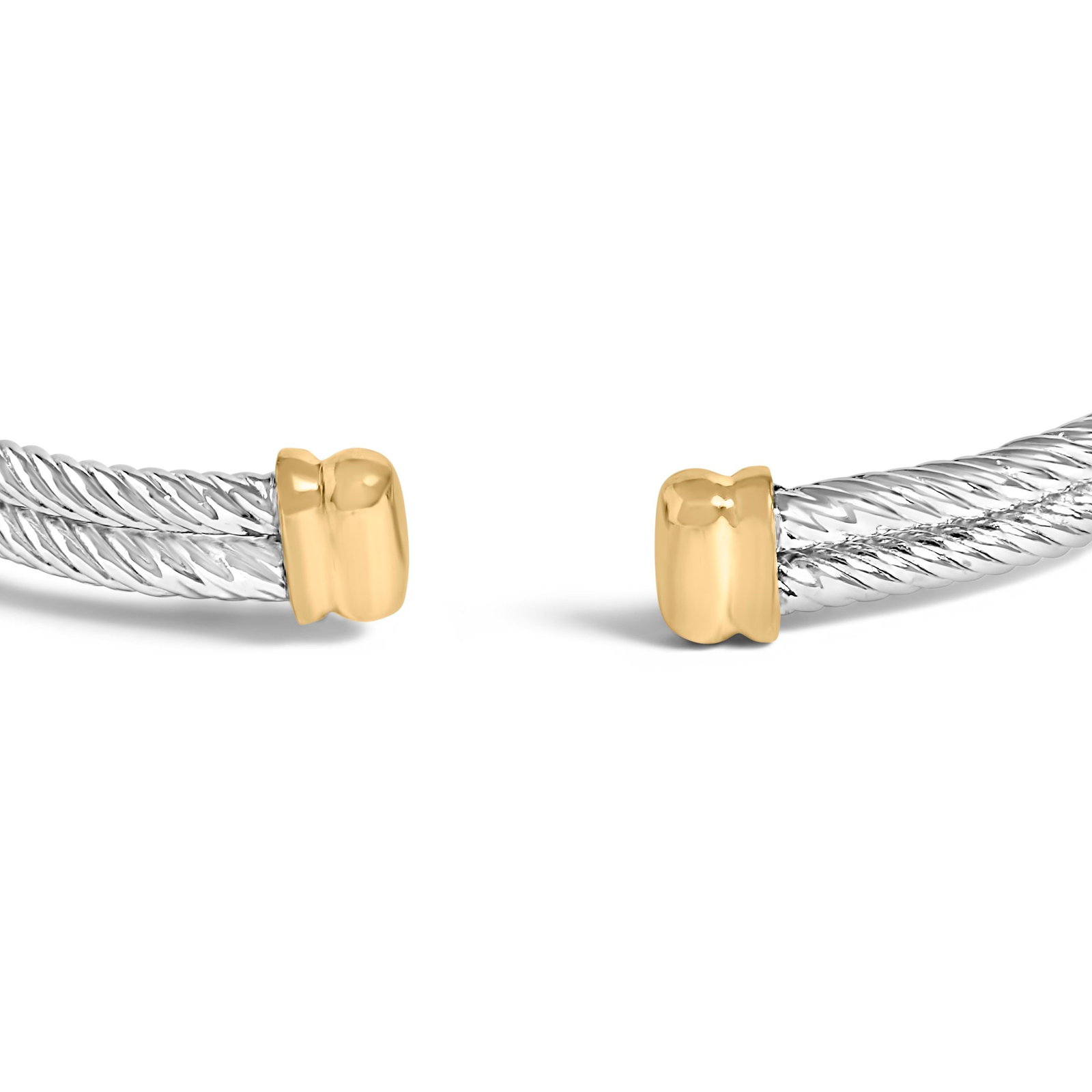 18K Yellow Gold Plated .925 Sterling Silver Diamond Accent Dragonfly Medallion Bangle Bracelet (I-J - 2