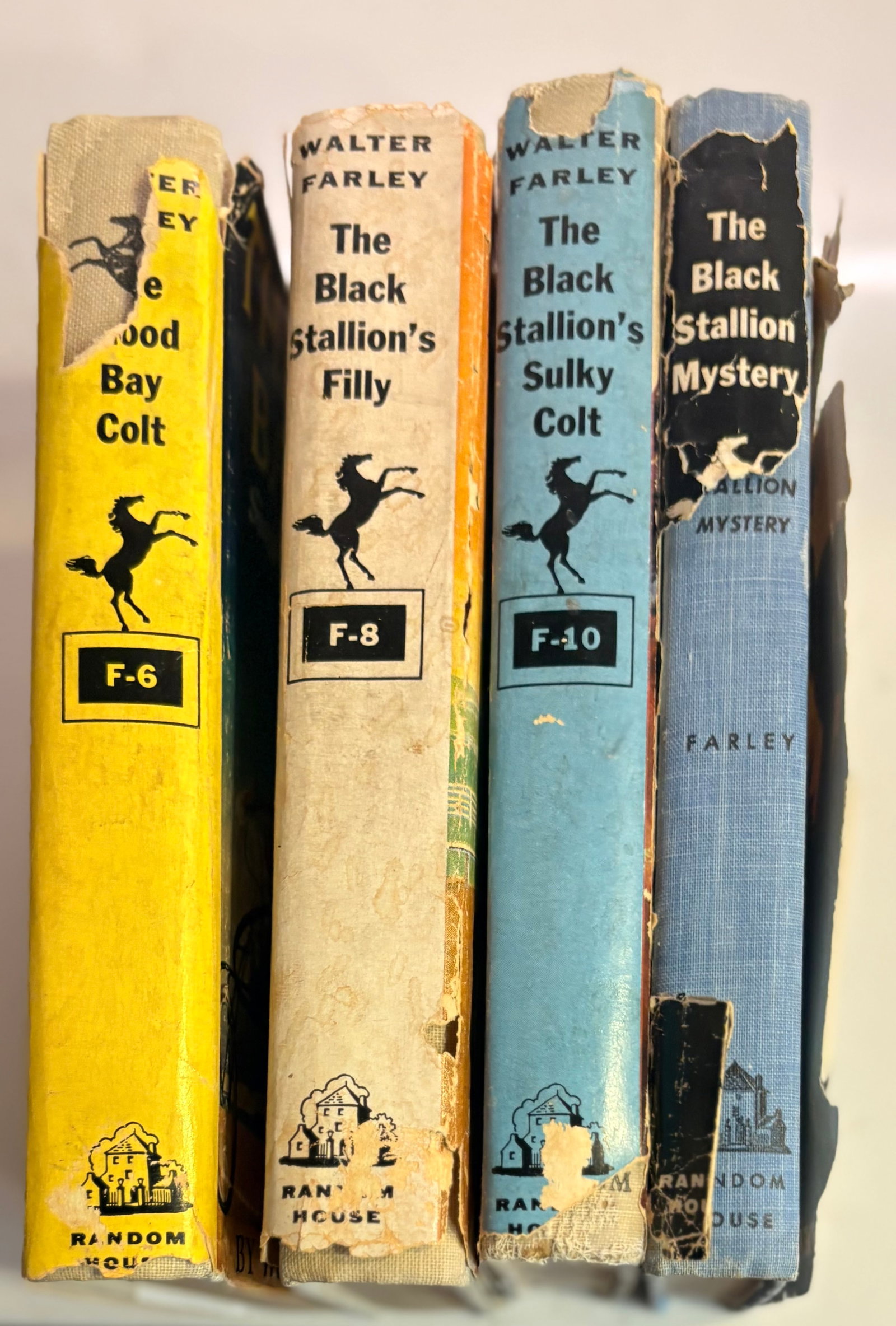1950s Set of Four Rare First Edition Books From the Black Stallion Series by Walter Farley - 2