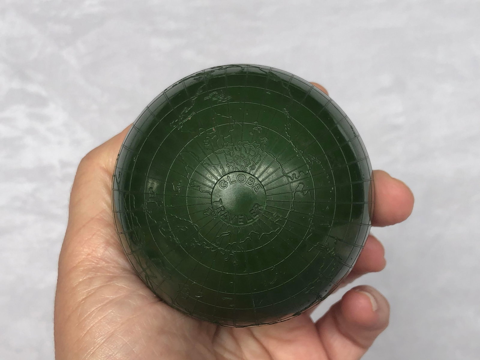 Vintage Bakelite World Globe Inkwell - 10