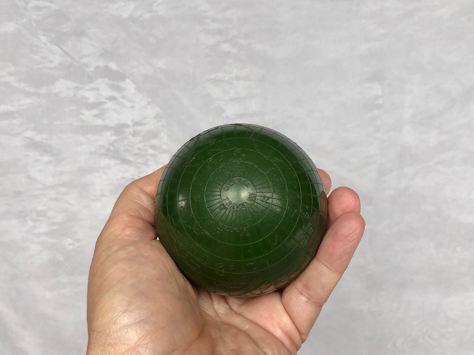 Vintage Bakelite World Globe Inkwell - 2