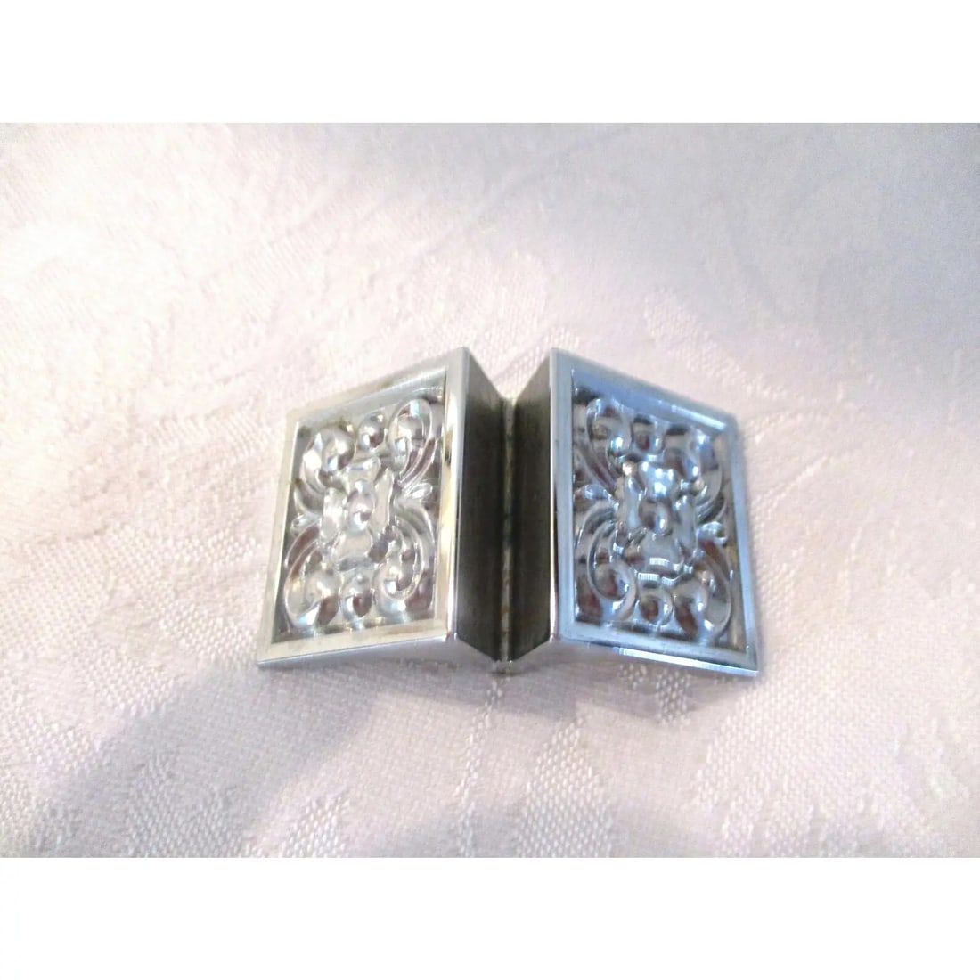 1970s Carvel Hall Silver Metal Knife/Place Card Holder, S/8 - 5