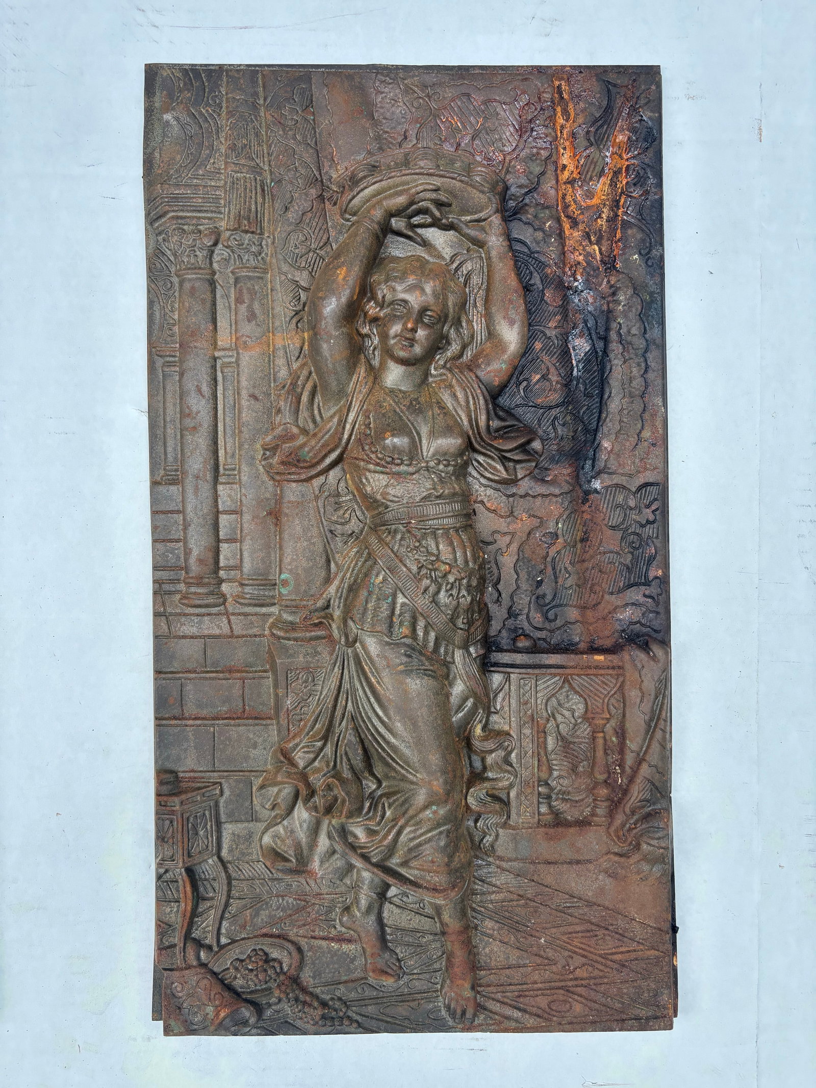 French 19th Century Louis XVI Patinated Bronze Plaques - 4