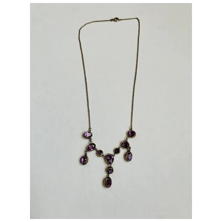 Late 19th Century Victorian Amethyst Necklace - 3