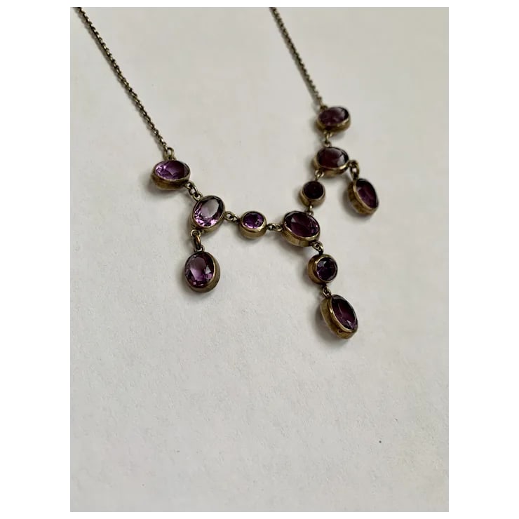 Late 19th Century Victorian Amethyst Necklace - 6