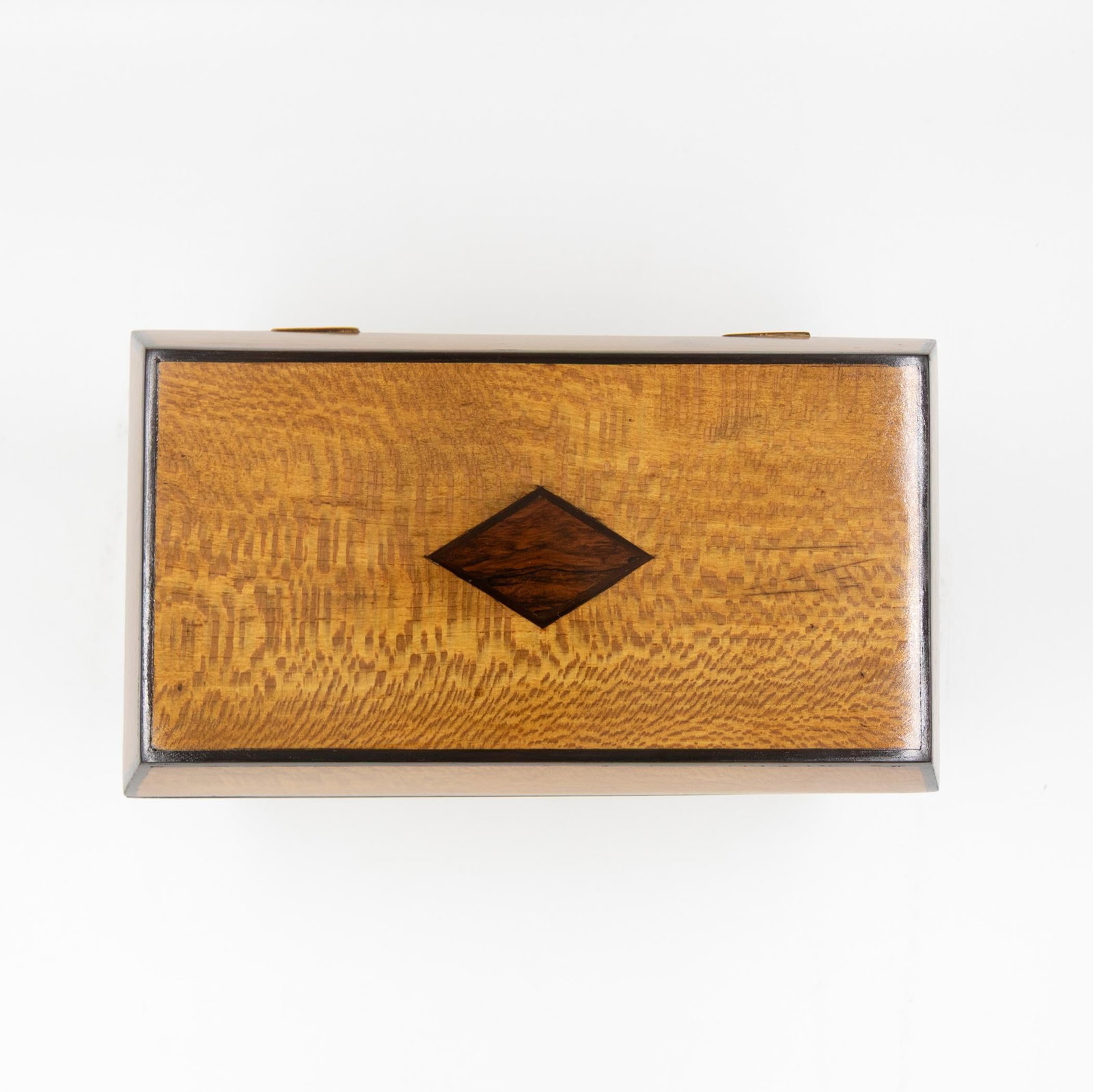 Early 19th Century Solid Lacewood Box With Campaign Handles - 5