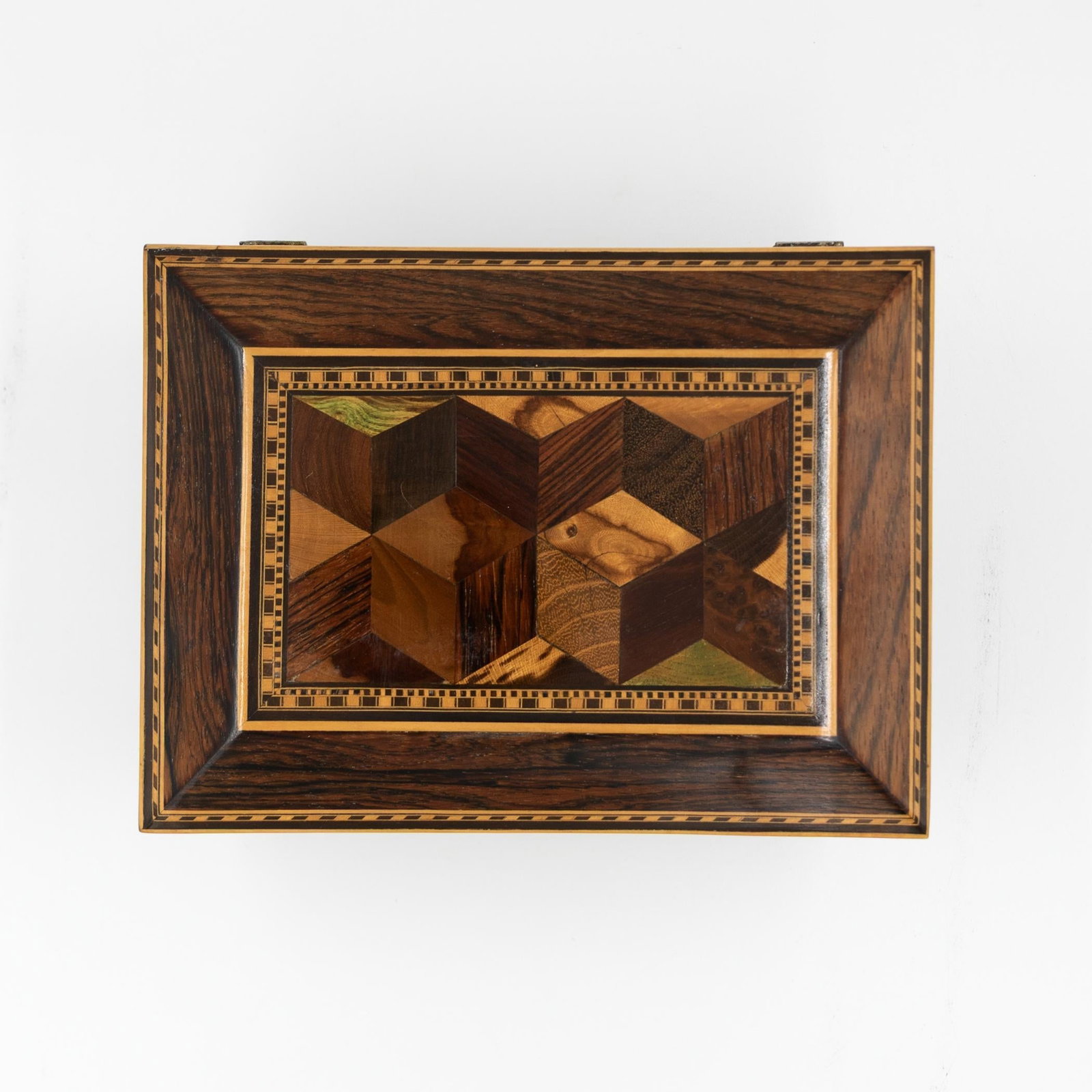 Regency Rosewood Specimen Box on Gilt Lion Paw Feet Circa 1810 - 14
