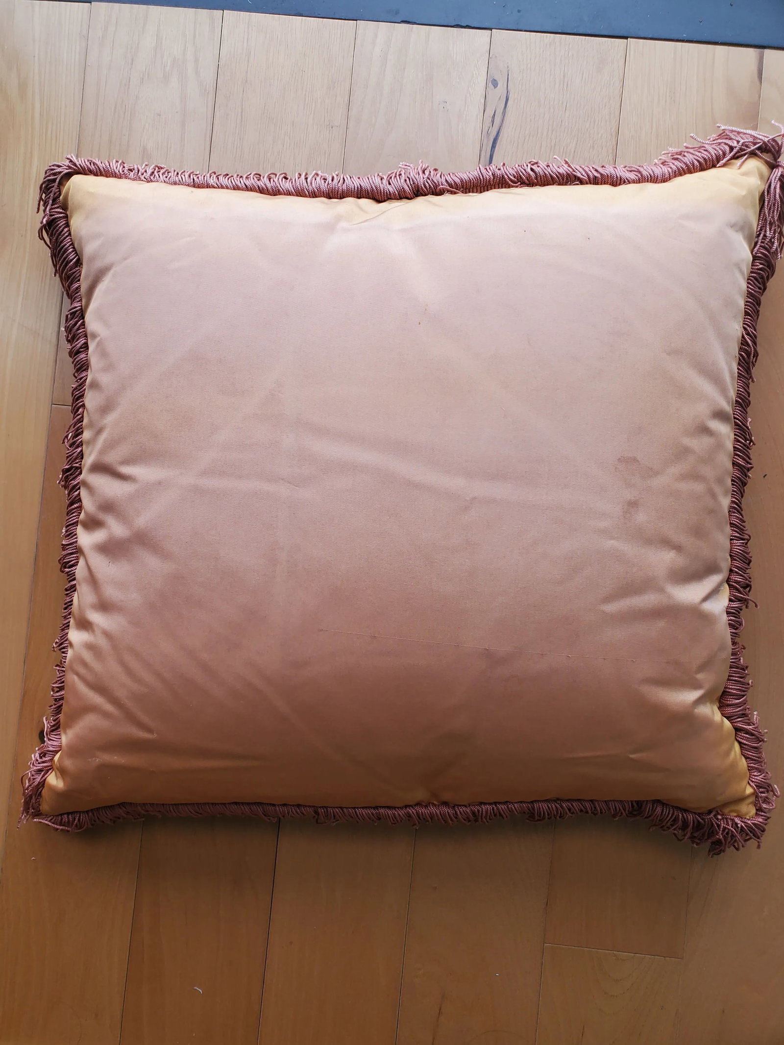 18th Century Antique French Silk Chinoiserie Floral Petit Point Pillow - 3