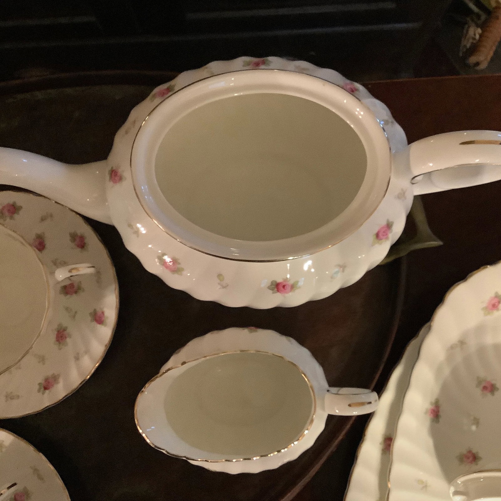 Eb Foley Dainty Rose Bone China Tea Service for 6 - 8