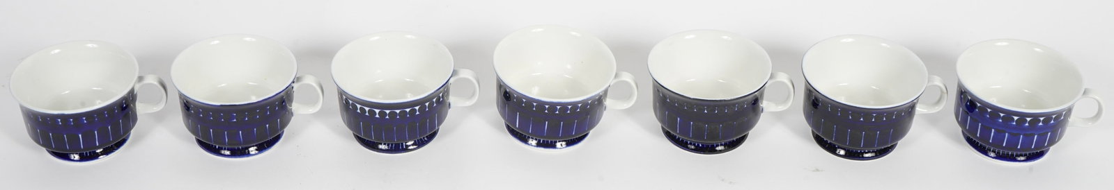 Vintage Arabia Finland "Valencia" Teacups and Saucers Designed by Ulla Procope Set of 15 - 3