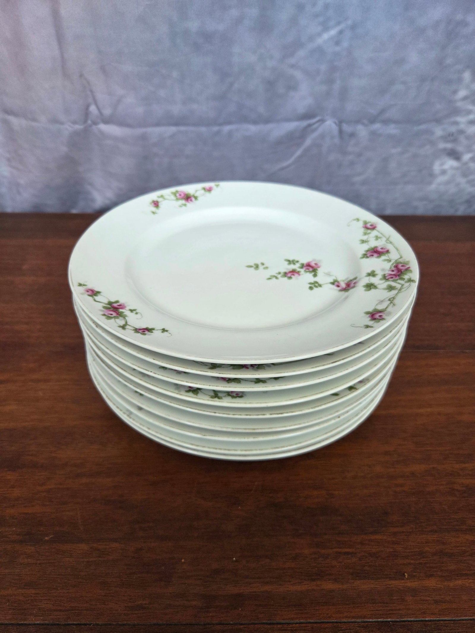 Antique Heinrich & Co. Porcelain China Dinnerware Service Set - 3