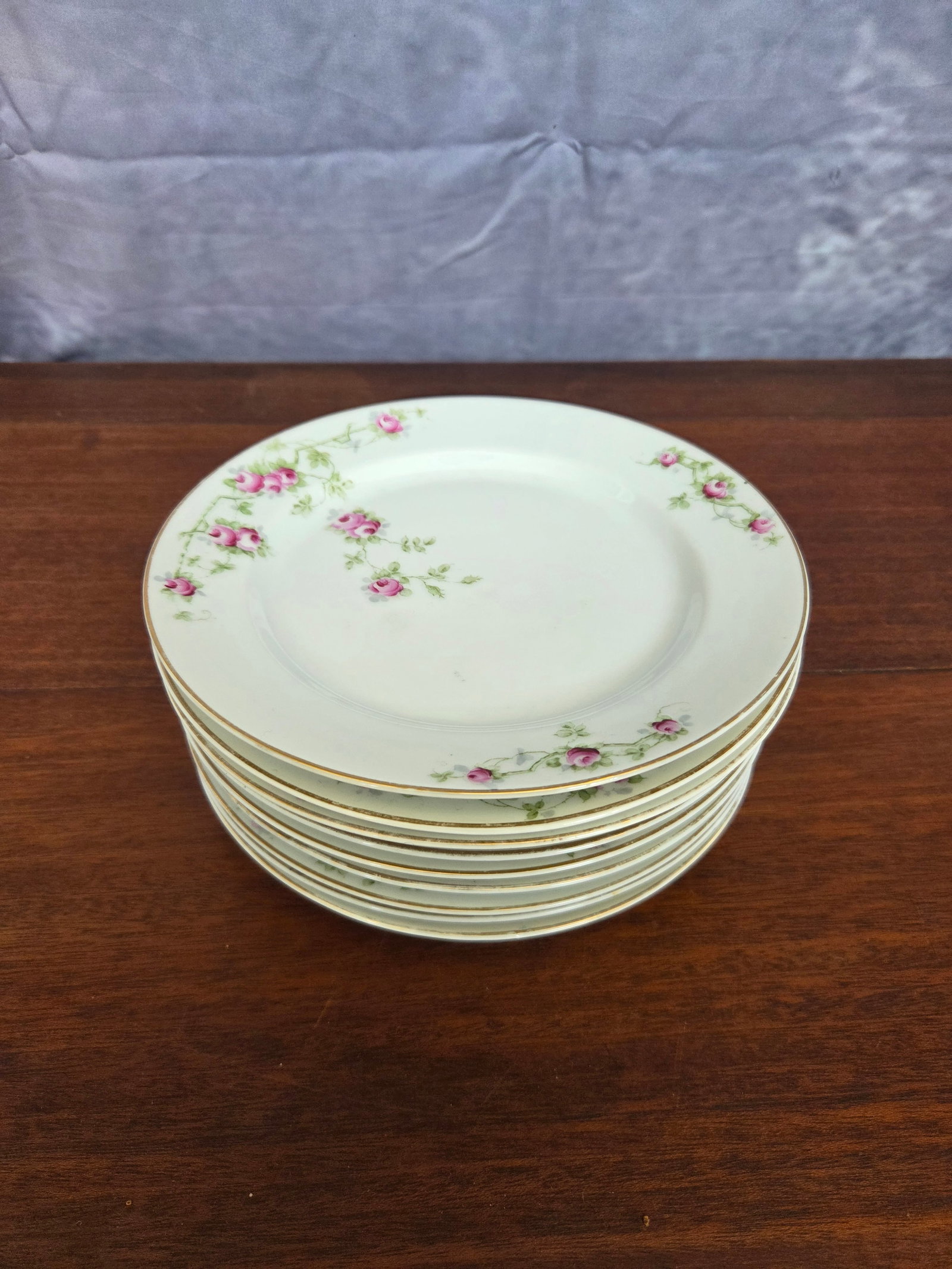Antique Heinrich & Co. Porcelain China Dinnerware Service Set - 5
