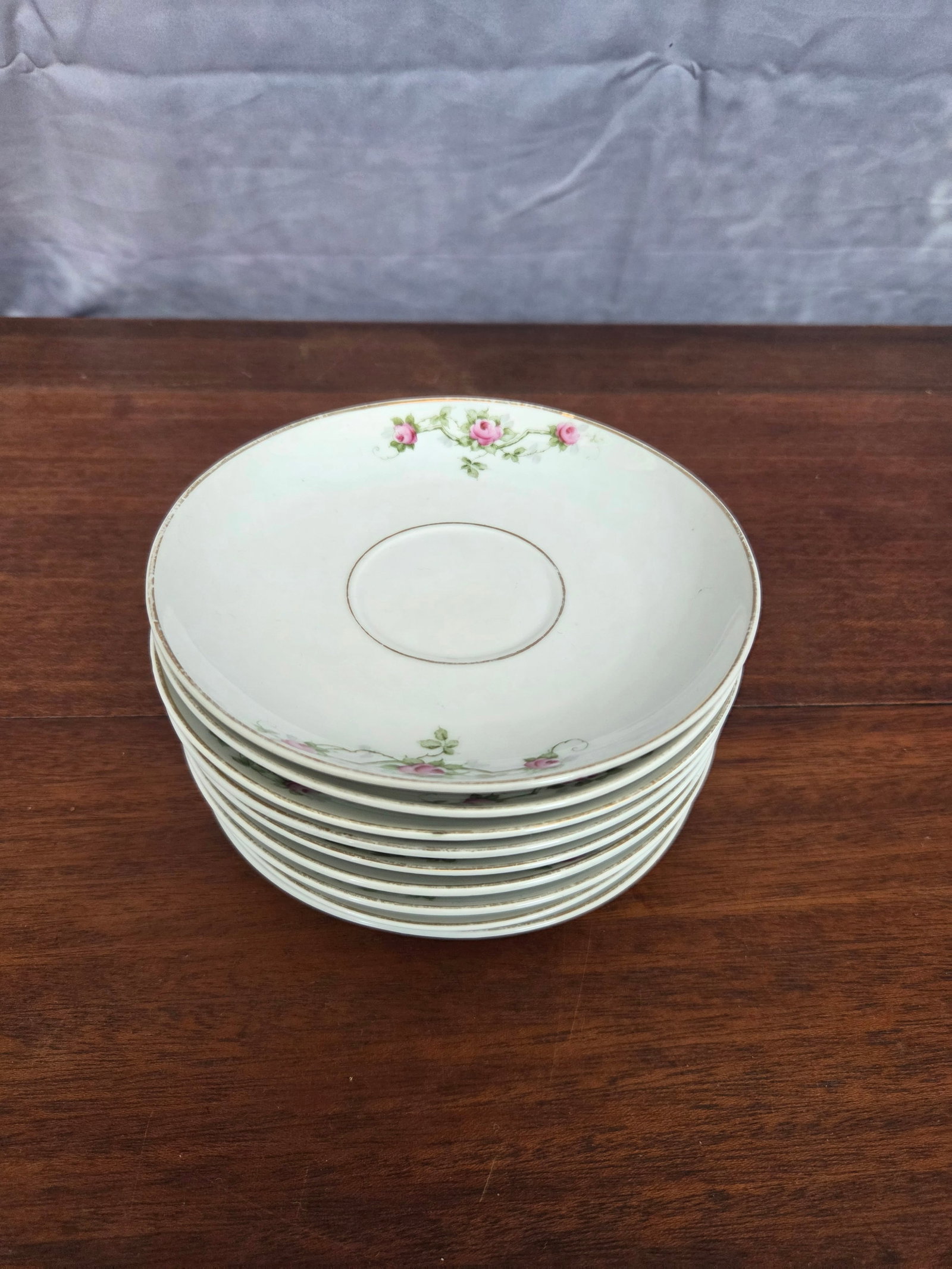 Antique Heinrich & Co. Porcelain China Dinnerware Service Set - 6