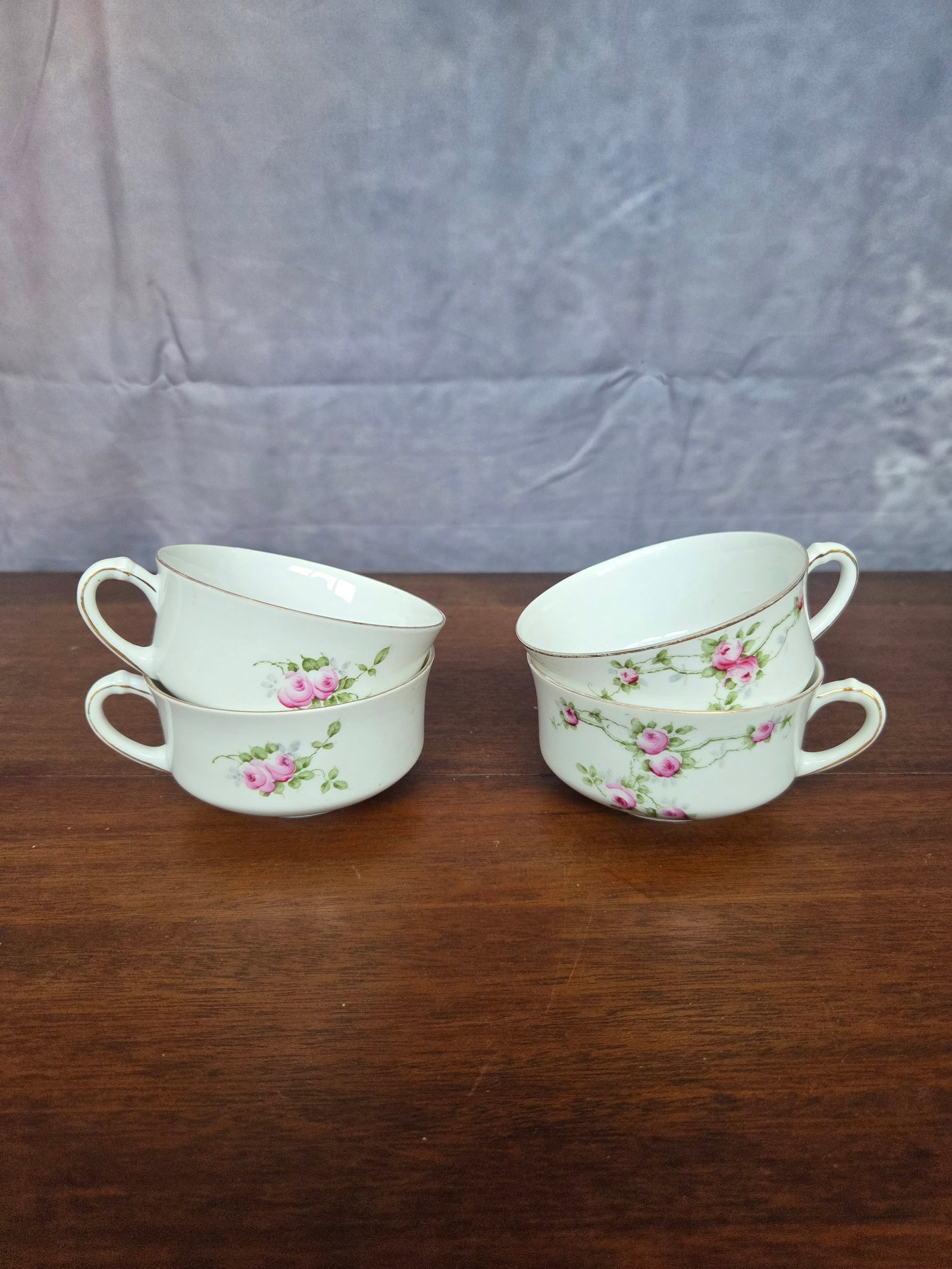 Antique Heinrich & Co. Porcelain China Dinnerware Service Set - 9