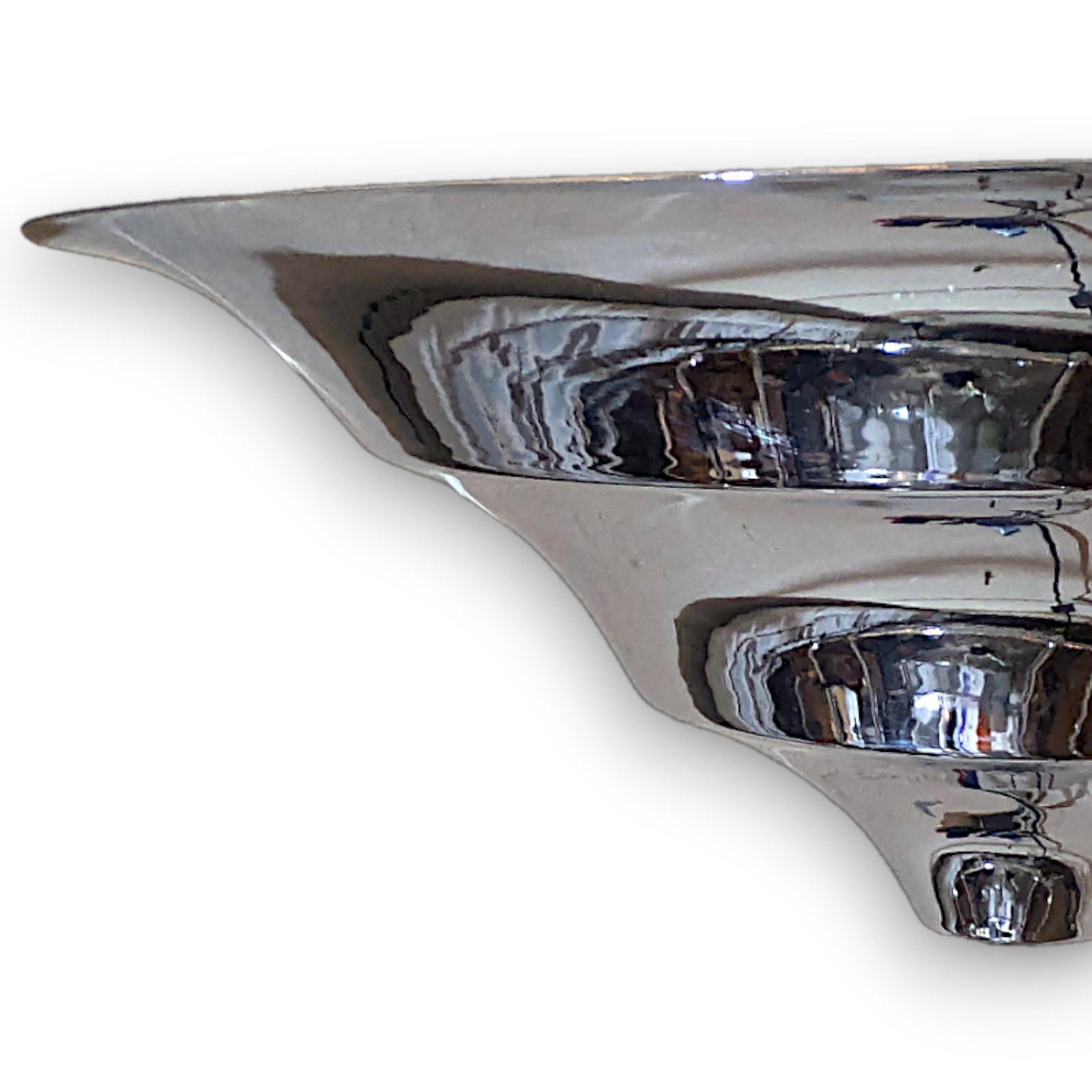 1930s Art Deco Demilune Wall Sconce Attributed to Jean Perzel - 2