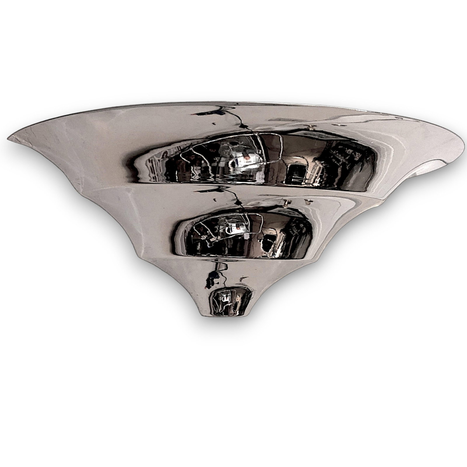 1930s Art Deco Demilune Wall Sconce Attributed to Jean Perzel - 3