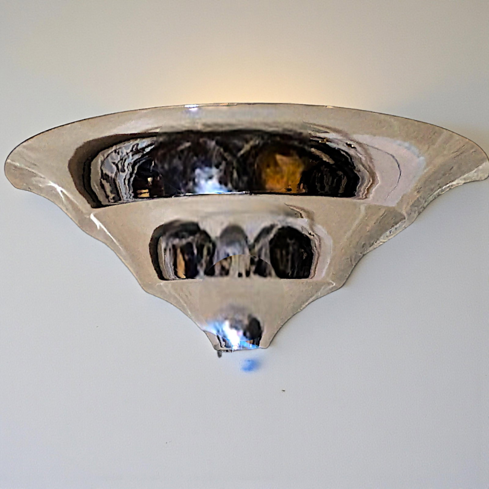 1930s Art Deco Demilune Wall Sconce Attributed to Jean Perzel - 4
