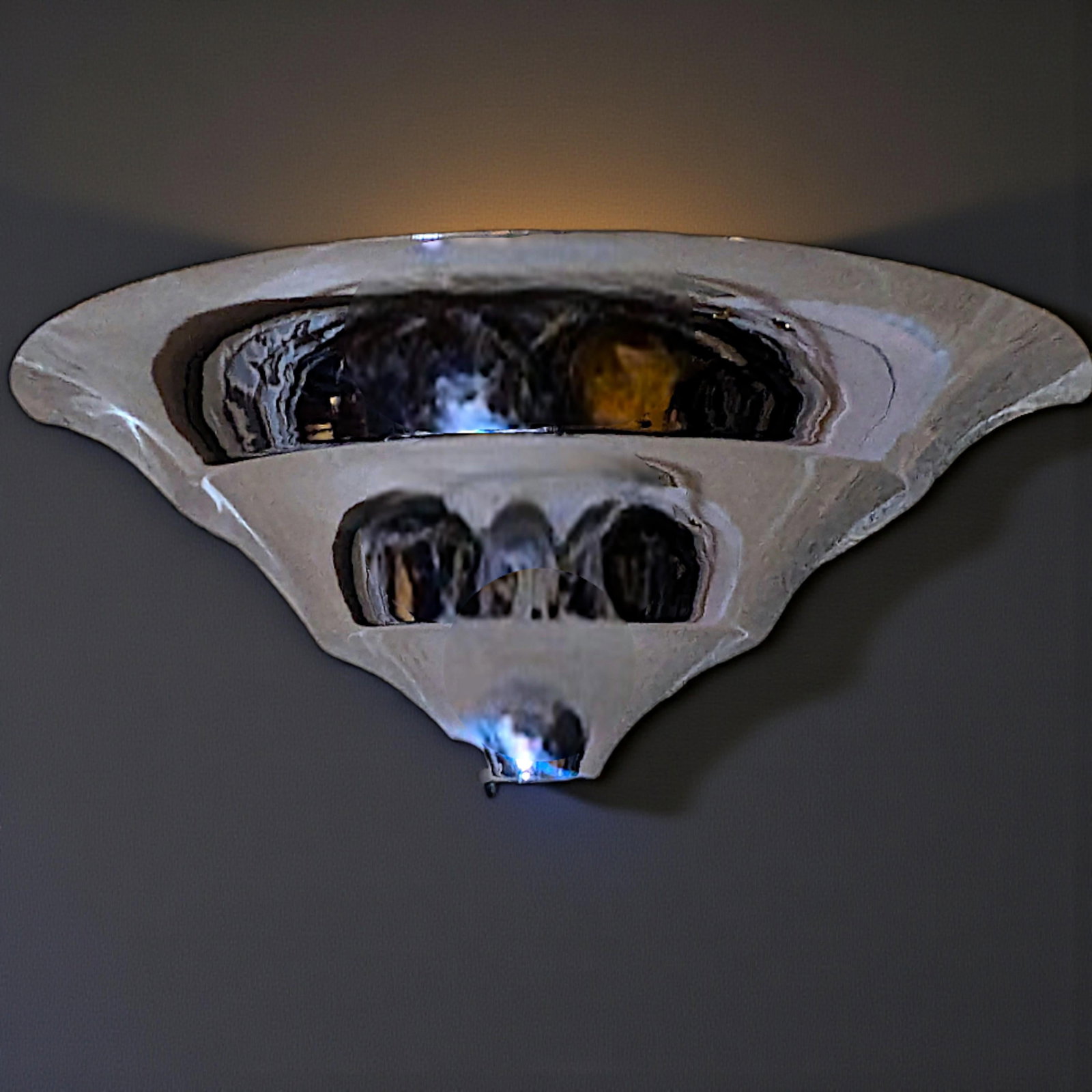 1930s Art Deco Demilune Wall Sconce Attributed to Jean Perzel - 6