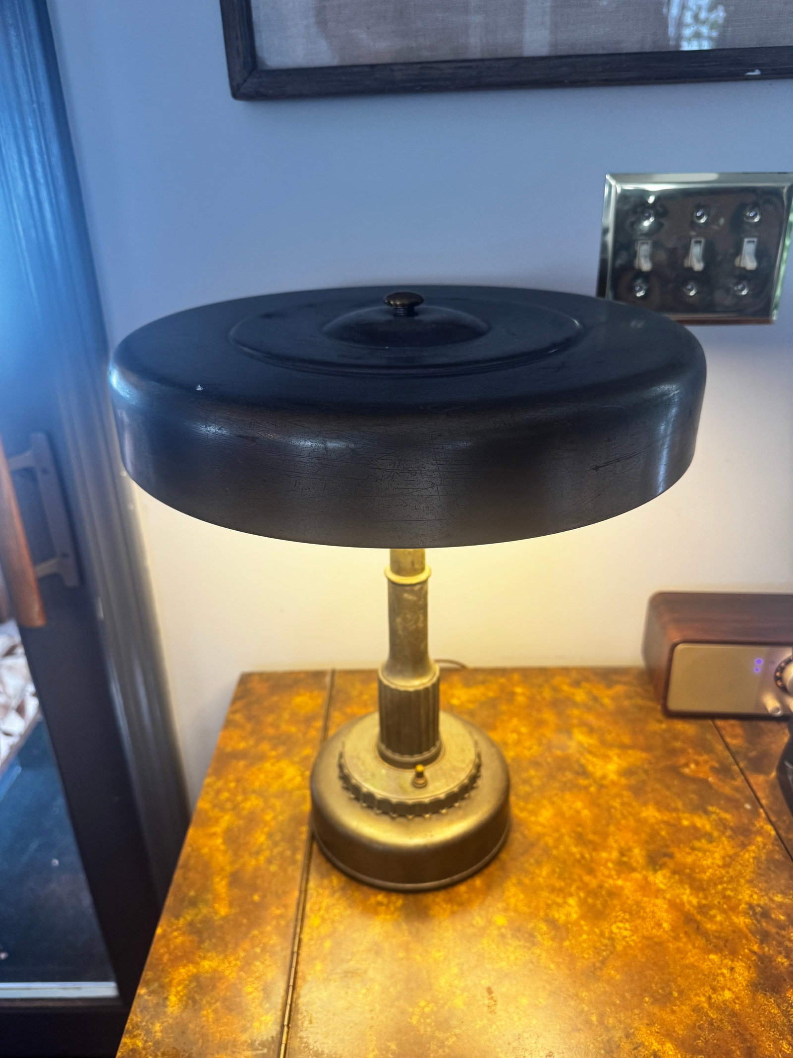 Mid 20th Century Mid-Century Modern Machine Age Lamp by Globe - 2