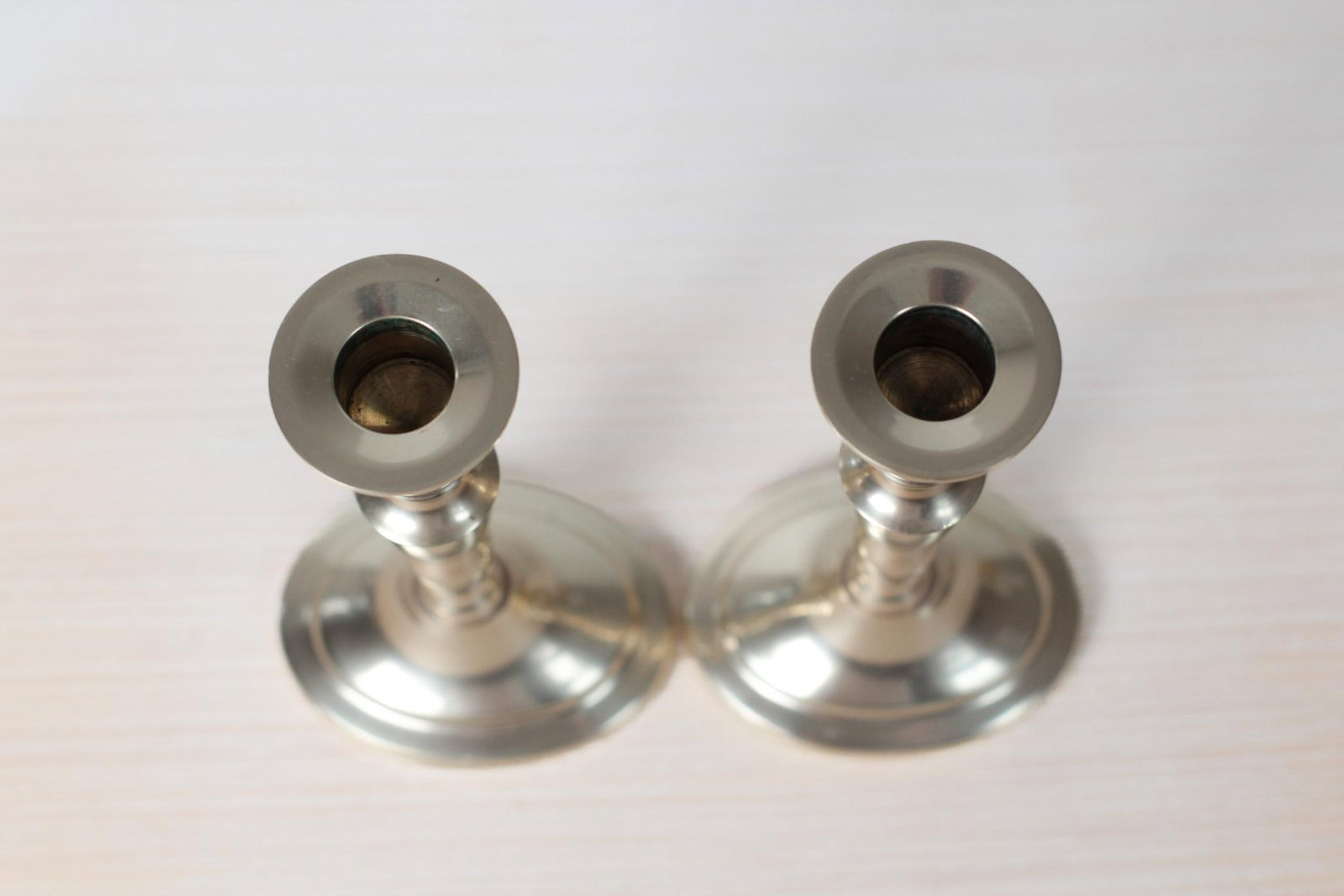 Mid-Century Danish Handmade Brass Candlestick Holders - 10