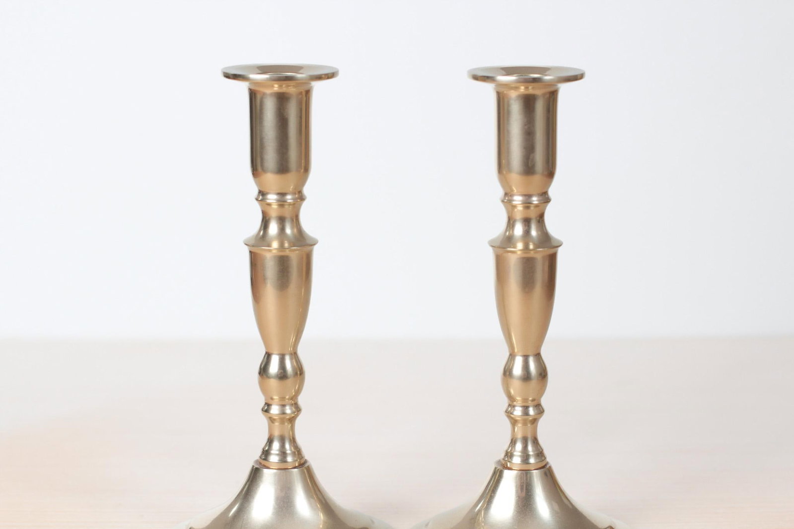Mid-Century Danish Handmade Brass Candlestick Holders - 3