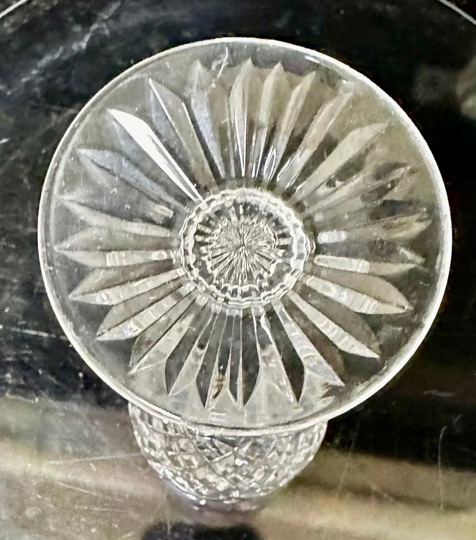 Late 20th Century Atlantis Crystal Ships Decanter and 10 Wine Glasses Made in Portugal- Set of 10 - 7