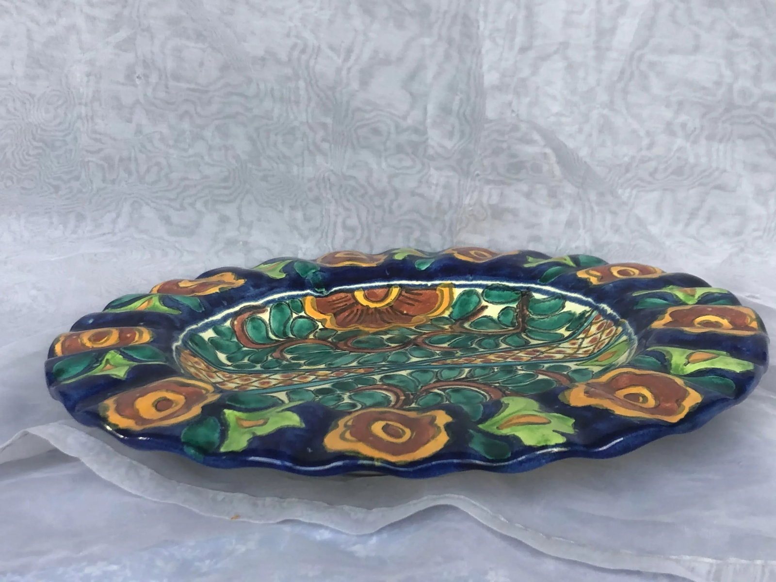 1970s Decorative Spanish Pottery Bowl - 11