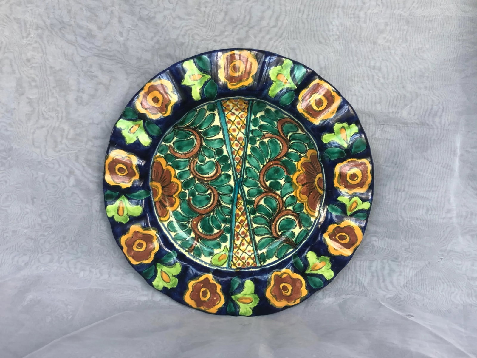 1970s Decorative Spanish Pottery Bowl - 13