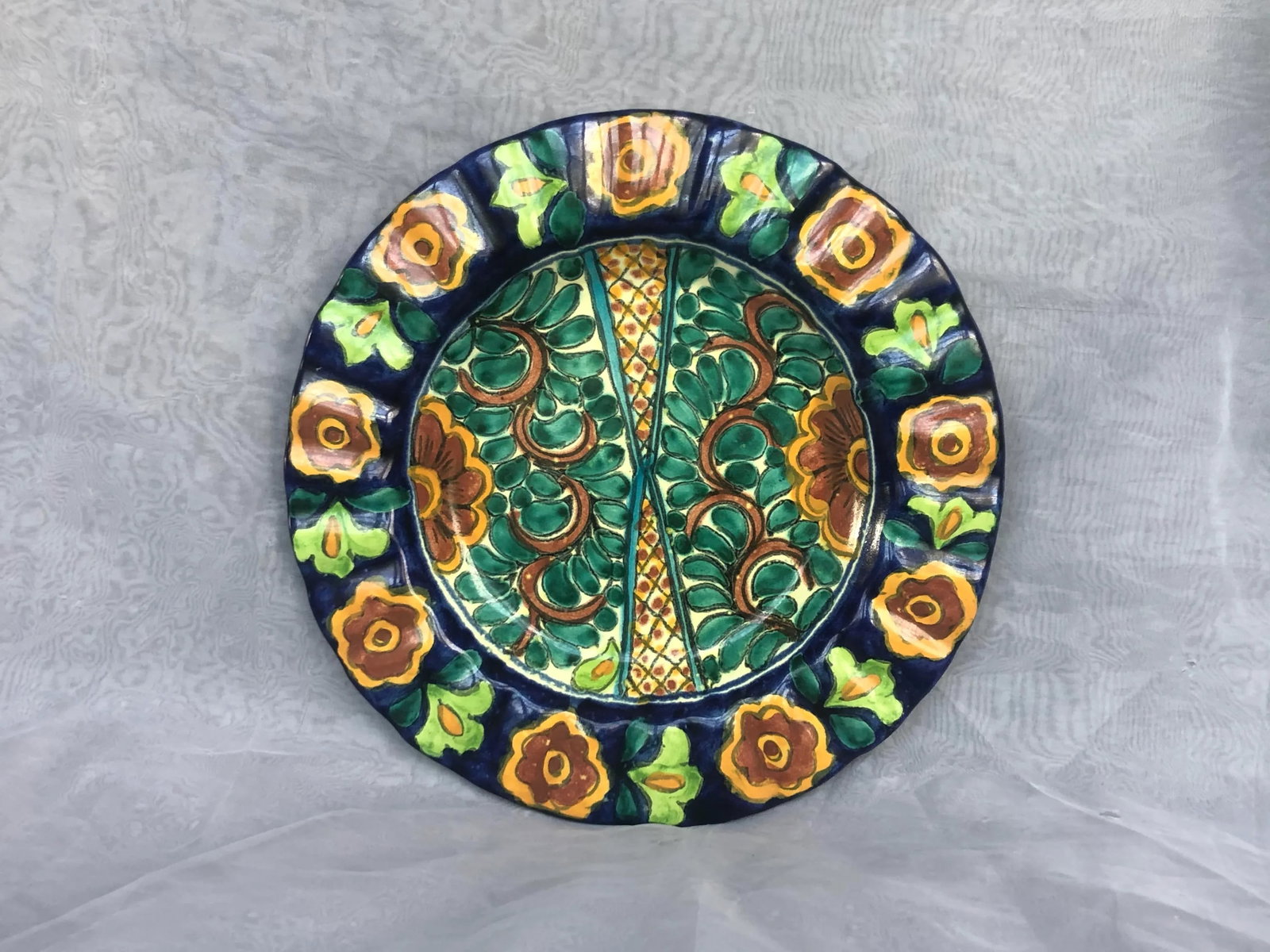 1970s Decorative Spanish Pottery Bowl - 2
