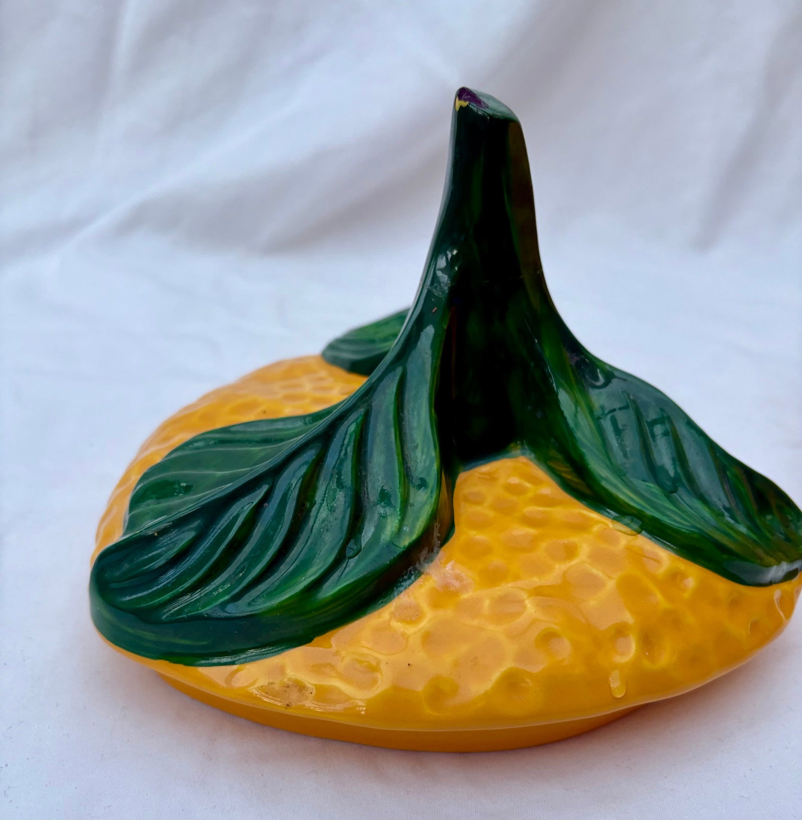 Mid 20th Century McCoy Citrus Chic California Orange Shaped Ceramic Cookie Jar - 5