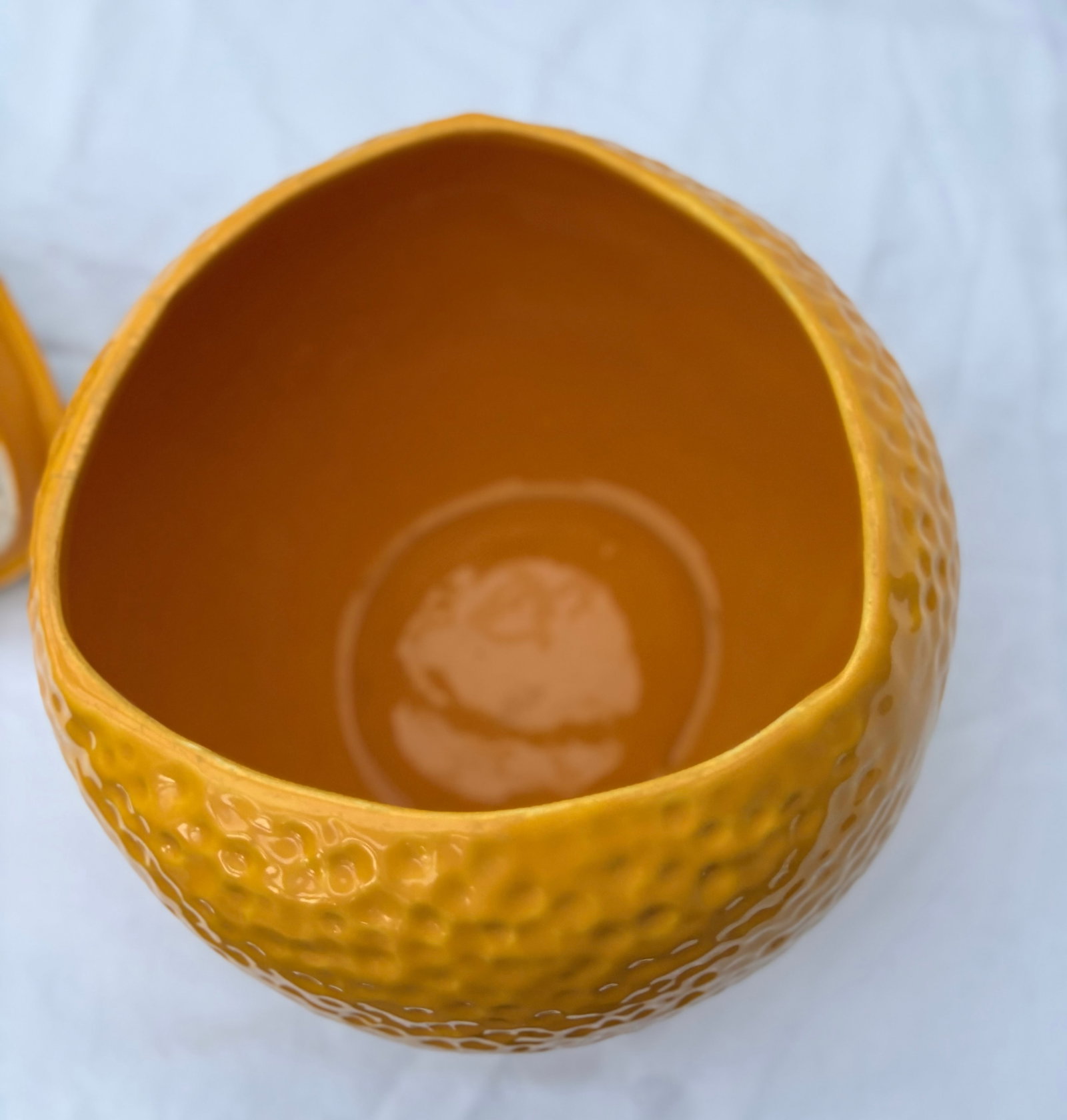 Mid 20th Century McCoy Citrus Chic California Orange Shaped Ceramic Cookie Jar - 6