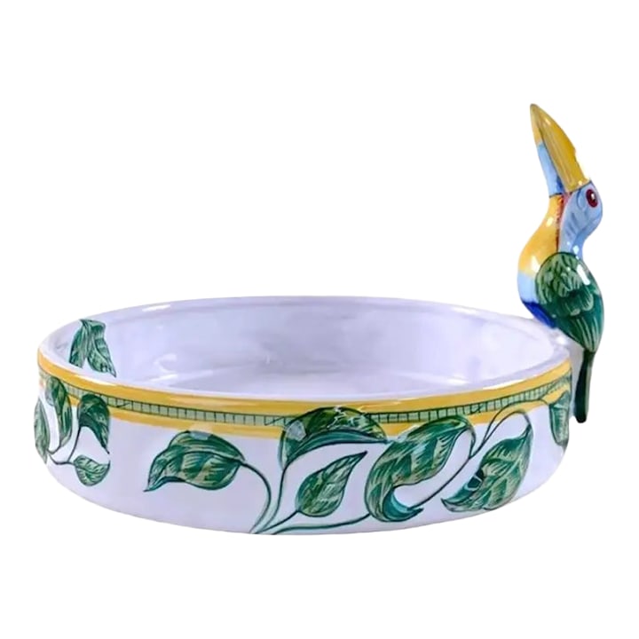 Hermes Moustiers Toucan Vide Poche /Wine Bottle Holder (1 of 8)