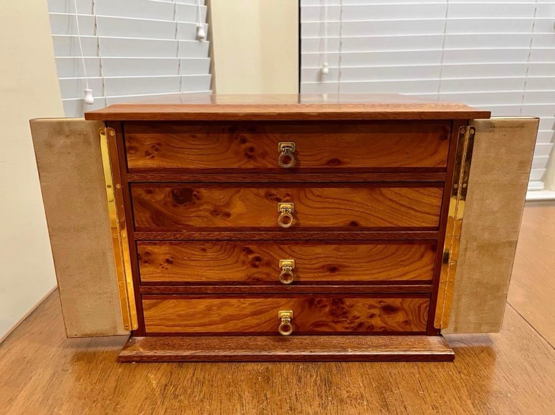 Agresti Italian Dresser Top Jewelry Box - 2