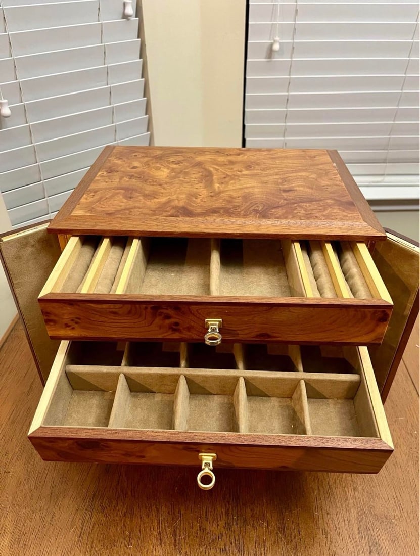 Agresti Italian Dresser Top Jewelry Box - 3