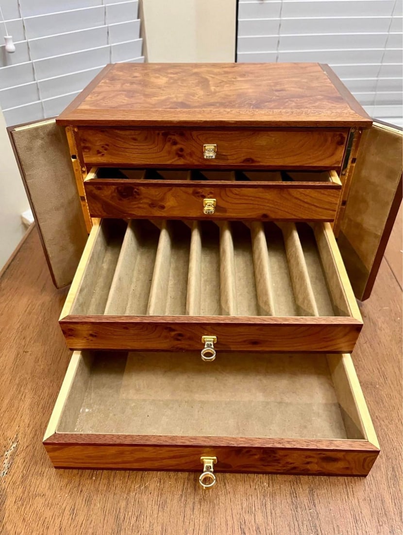 Agresti Italian Dresser Top Jewelry Box - 5