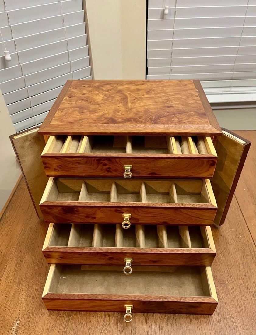 Agresti Italian Dresser Top Jewelry Box - 6