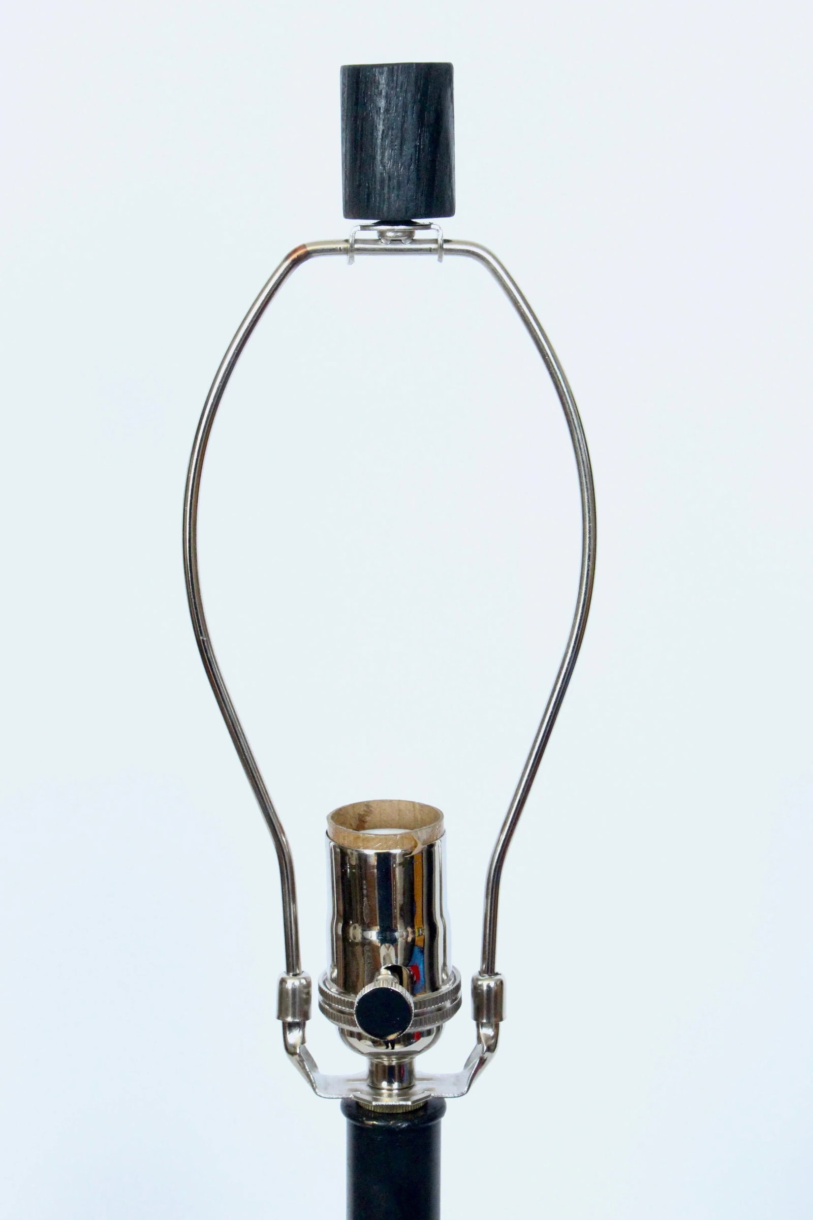 Tall Design-Technics Black, White & Gray Pottery Table Lamp, 1950's - 5