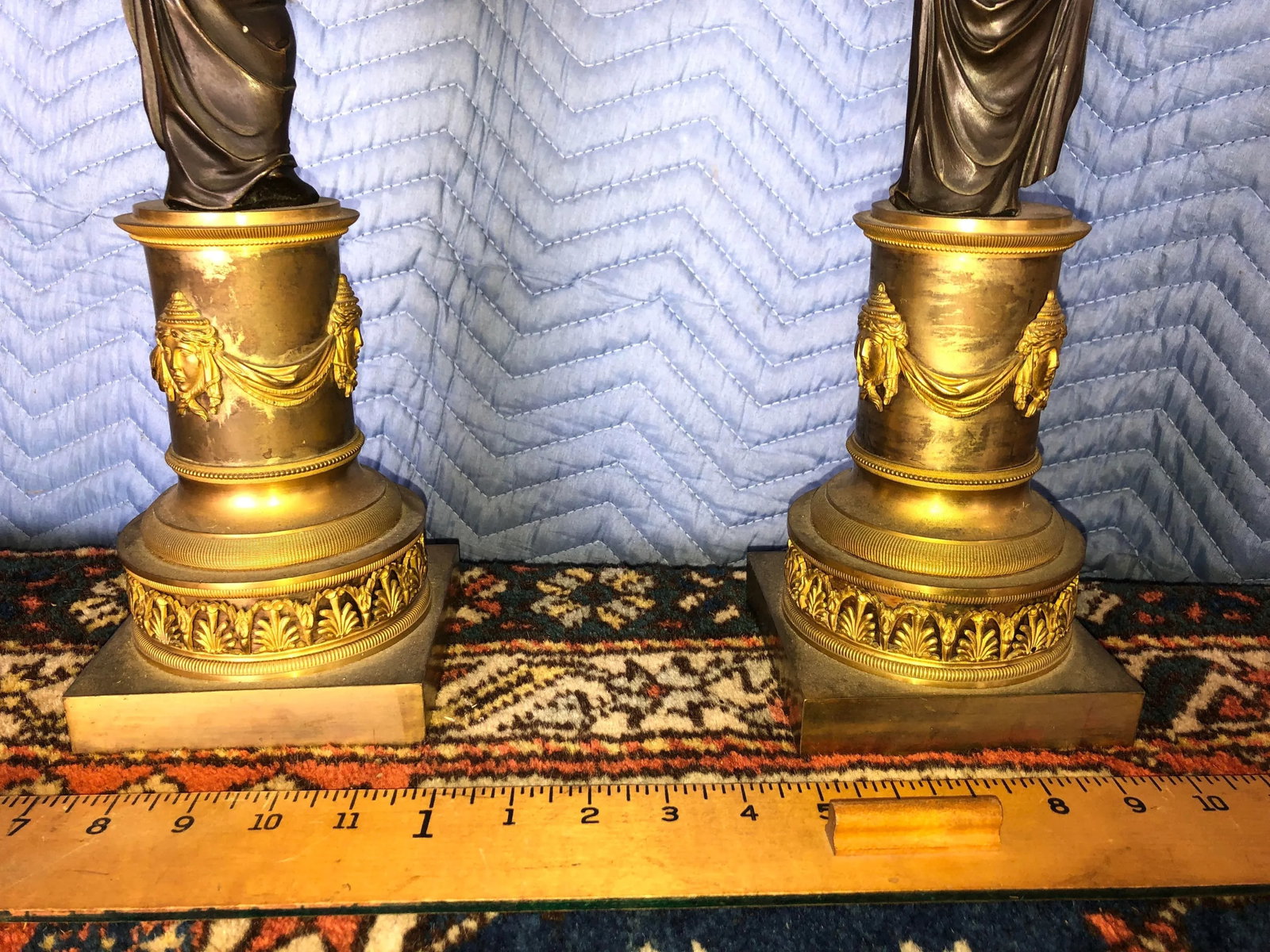 Early 20th Century French Bronze Torcheires - a Pair - 7
